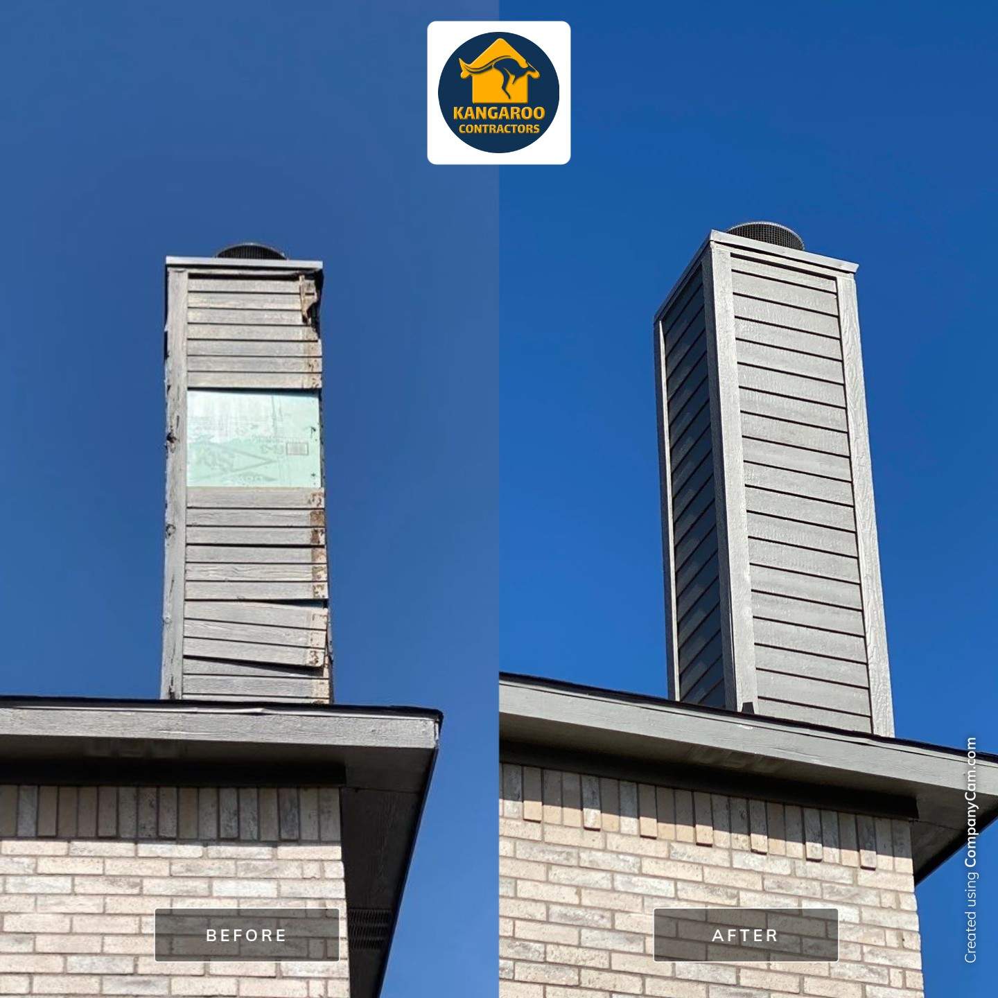 chimney before/after